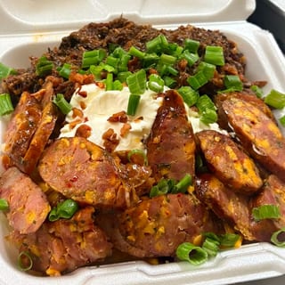 Chopped Beef Baked Potato